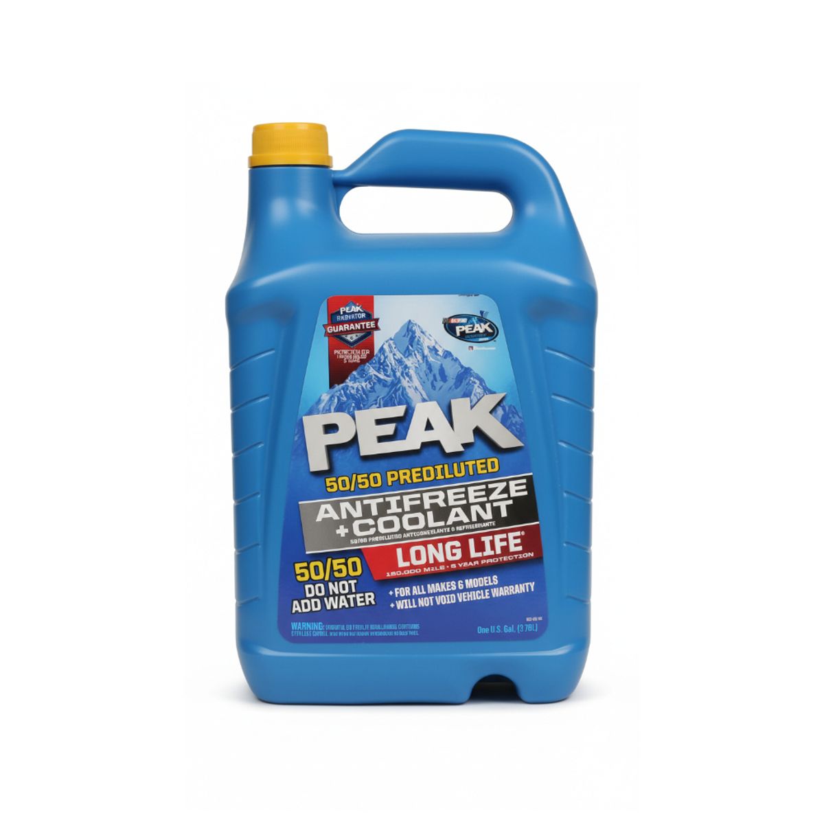 PEAK - Refrigerante PEAK 50-50 Prediluido Anticongelante - Protección Extrema para Motor