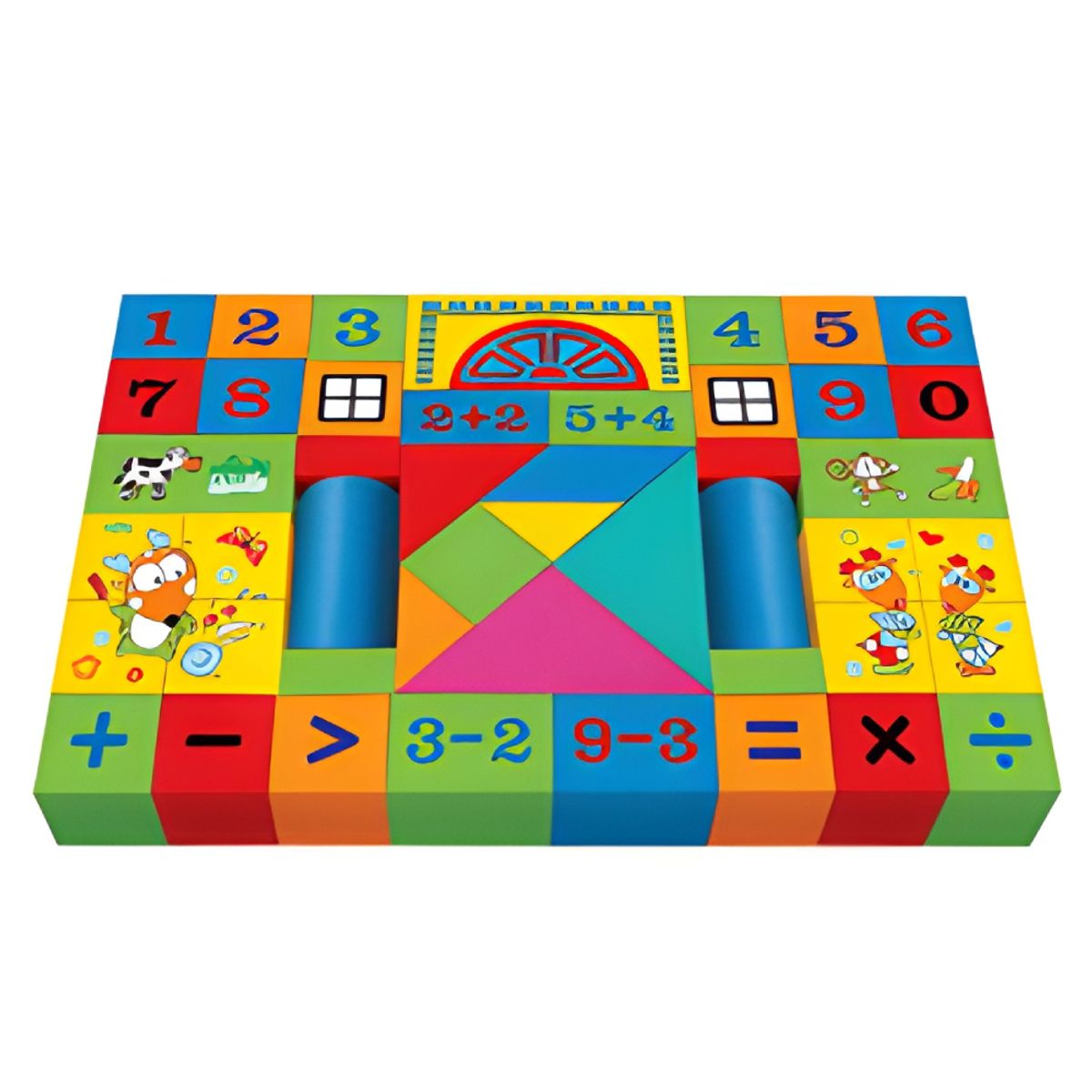 GENERICO - Bloques de Construcción de Espuma EVA para Niños 47 Piezas