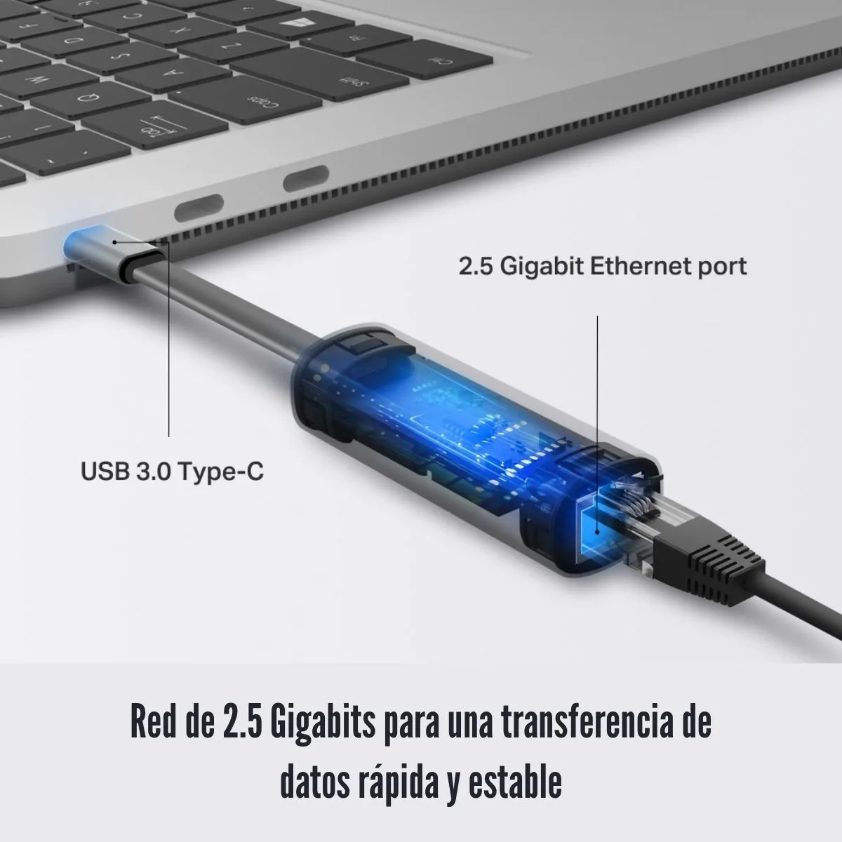 TP LINK - TP-Link - Adaptador de Red UE302C USB Type-C to 2.5 Gigabit