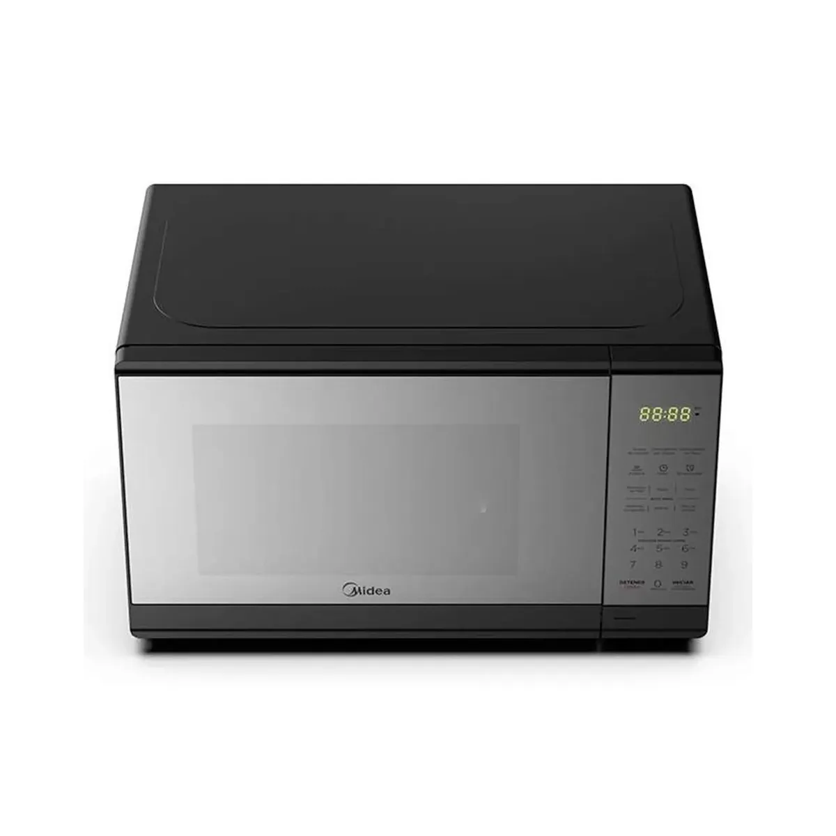 MIDEA - Horno Microondas Midea 20L MMDF07S2MB Negro Espejo