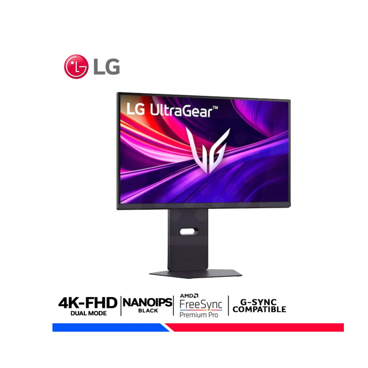 LG - MONITOR LG UltraGear 27G850A-B IPS, UHD 4K, DUAL MODE 4K 240Hz  FHD 480Hz, 1ms