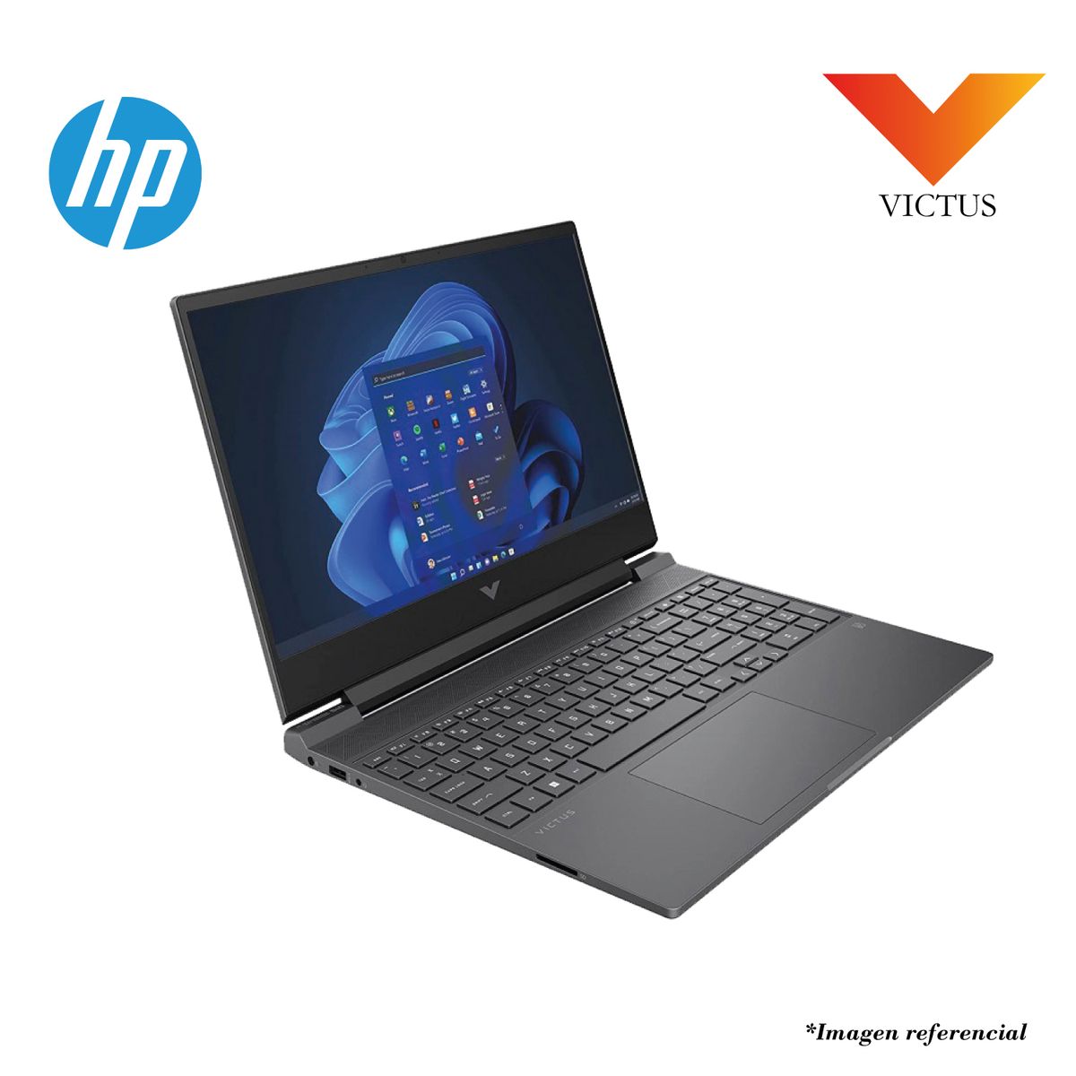 HP - LAPTOP HP VICTUS 15-FB0128LA R5-5600H 8GB RAM 512GB SSD 4GB RTX3050 15.6 FHD IPS W11 70WH