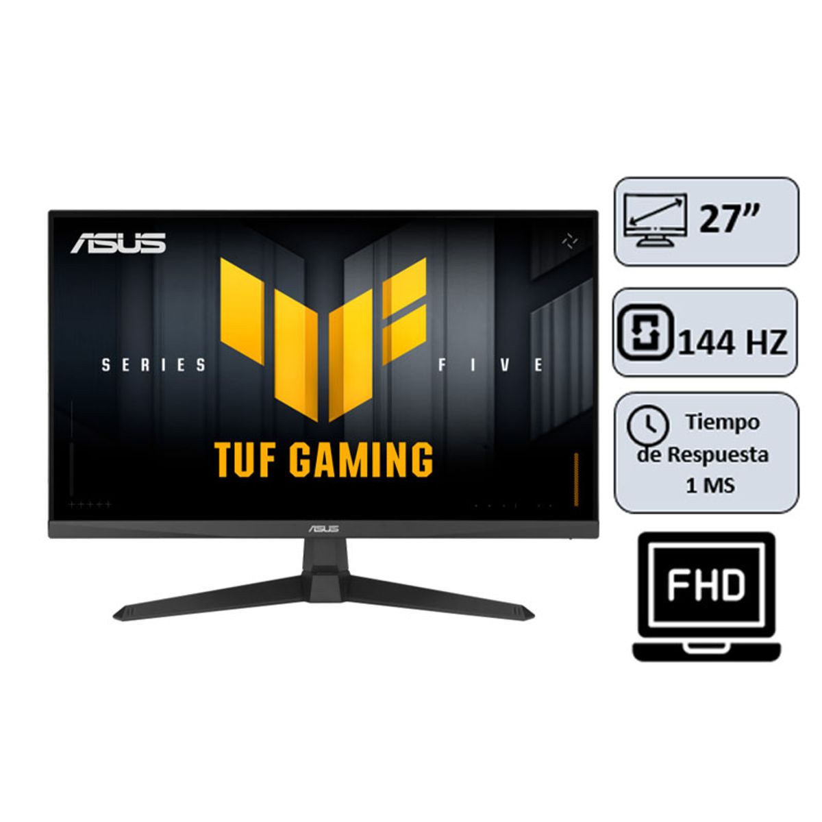 ASUS - MONITOR ASUS TUF GAMING VG279QE5A 27 144HZ 1MS