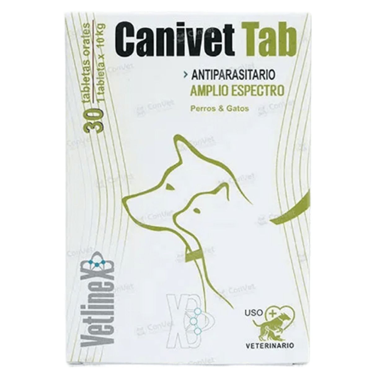 GENERICO - Canivet Tab – Antiparasitario Interno para Perros - 30 TABLETAS