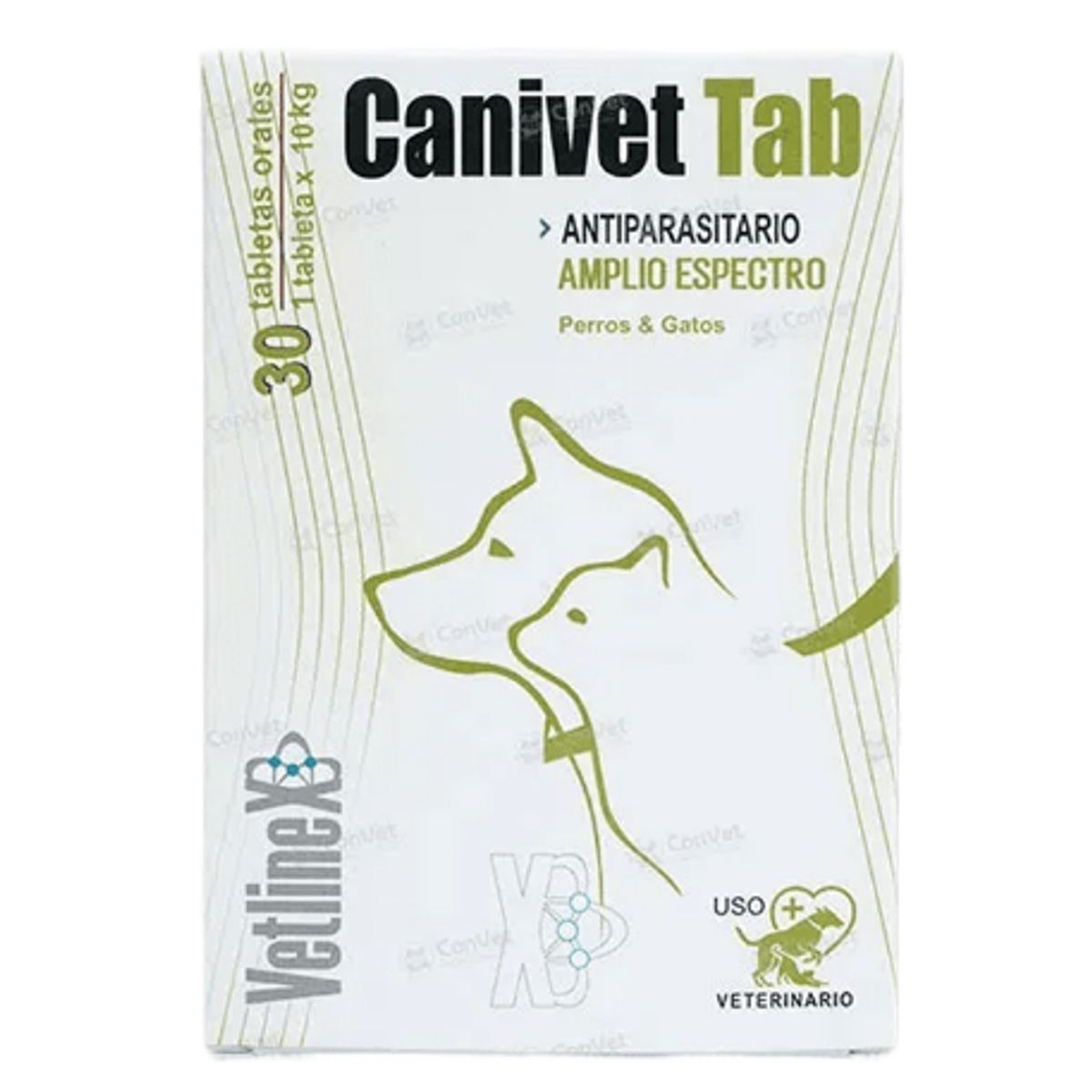 GENERICO - Canivet Tab – Antiparasitario Interno para Perros - 30 TABLETAS