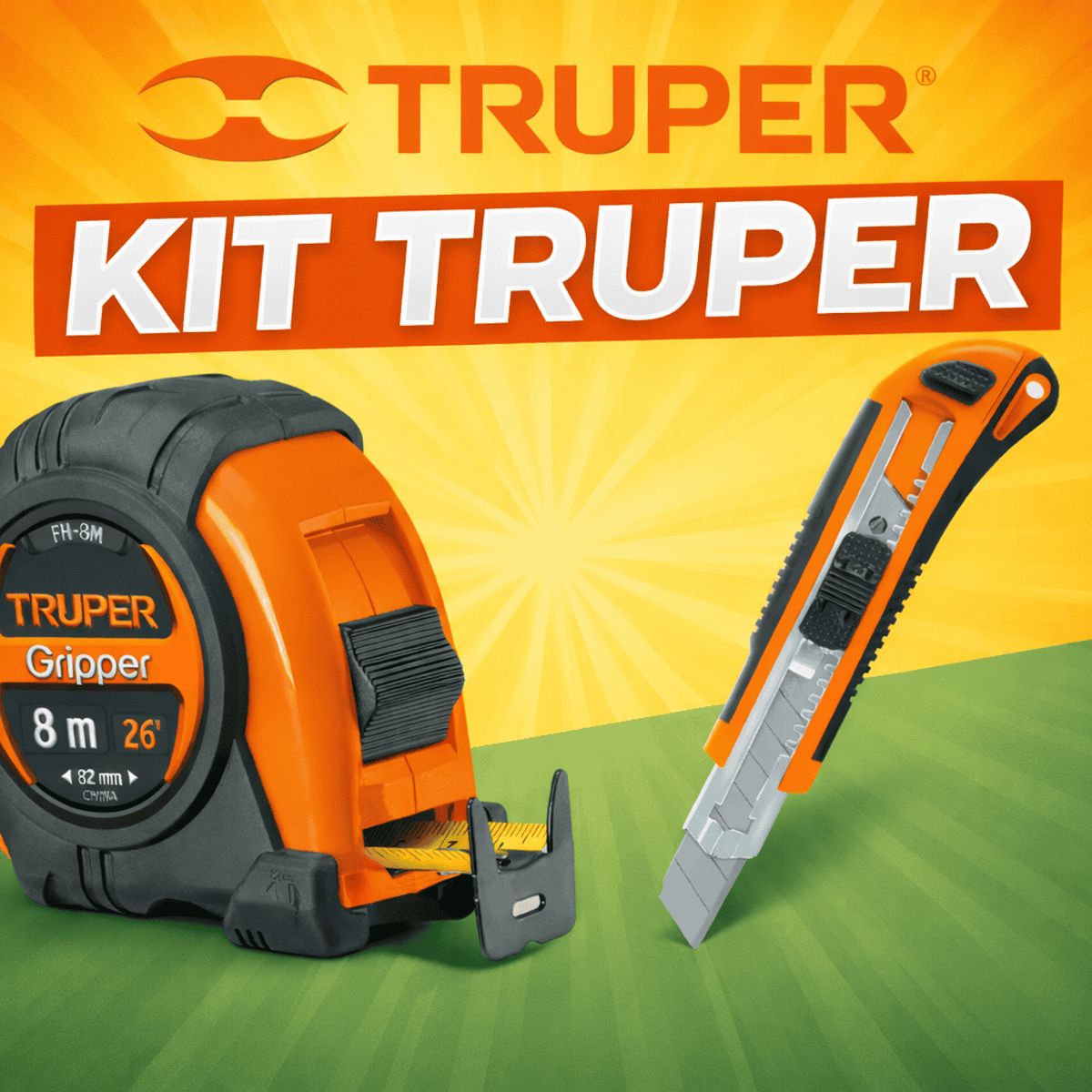 TRUPER - KIT DE MEDICIÓN Y CORTE