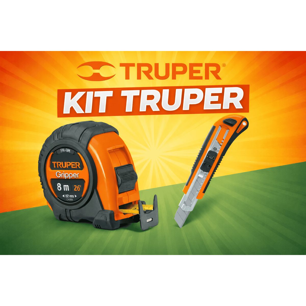 TRUPER - KIT DE MEDICIÓN Y CORTE