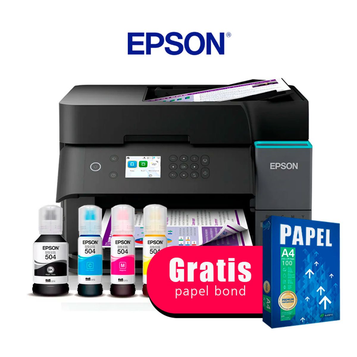 EPSON - Impresora Multifuncional Epson EcoTank L6370 WiFi Dúplex ADF