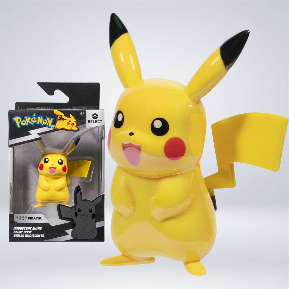 POKEMON - FIGURA POKEMON SELEC BRILLO IRIDISCENTE - PIKACHU