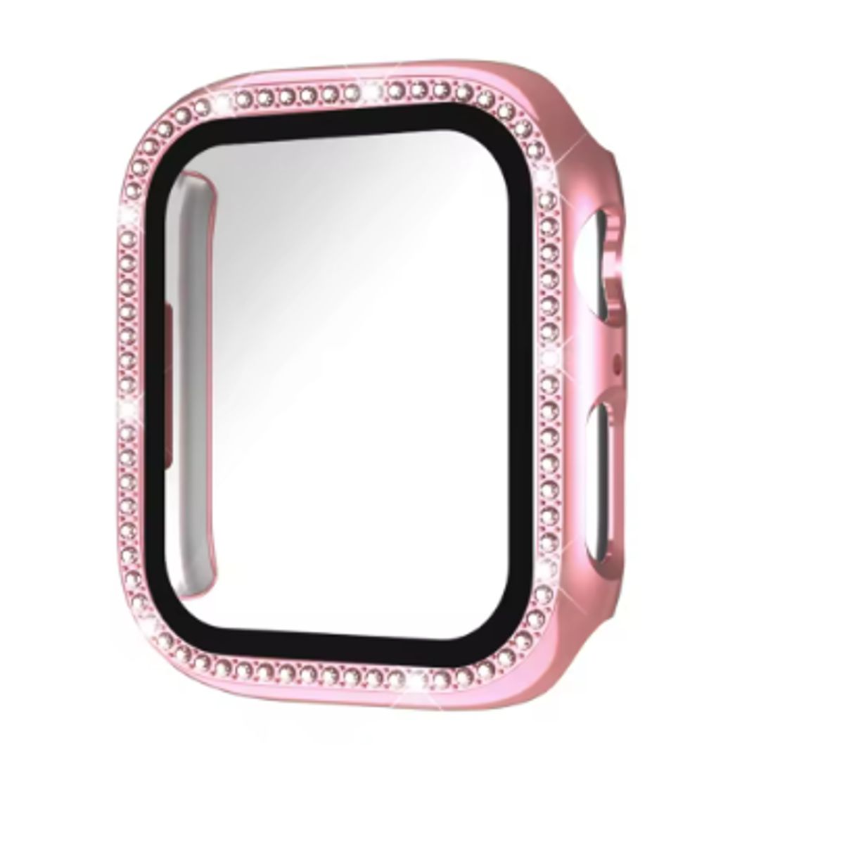 GENERICO - Bumpers para Apple Watch una Fila Diamante 41mm - ROSADO