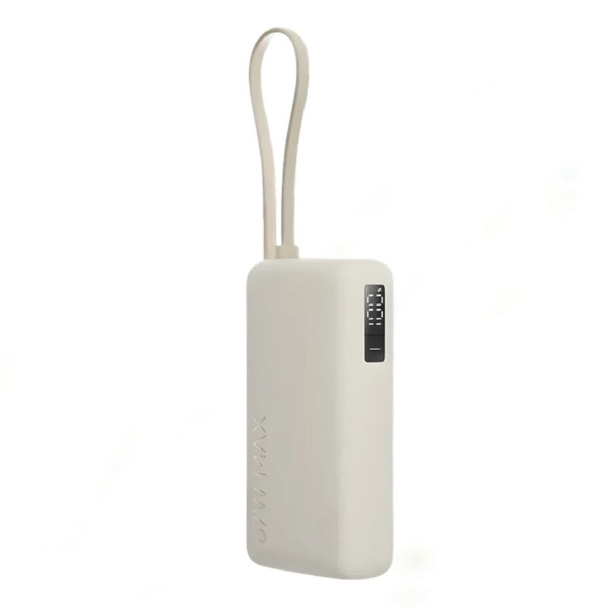 XIAOMI - Power Bank 10000 mAh Xiaomi 67W Integrated Cable - Beige