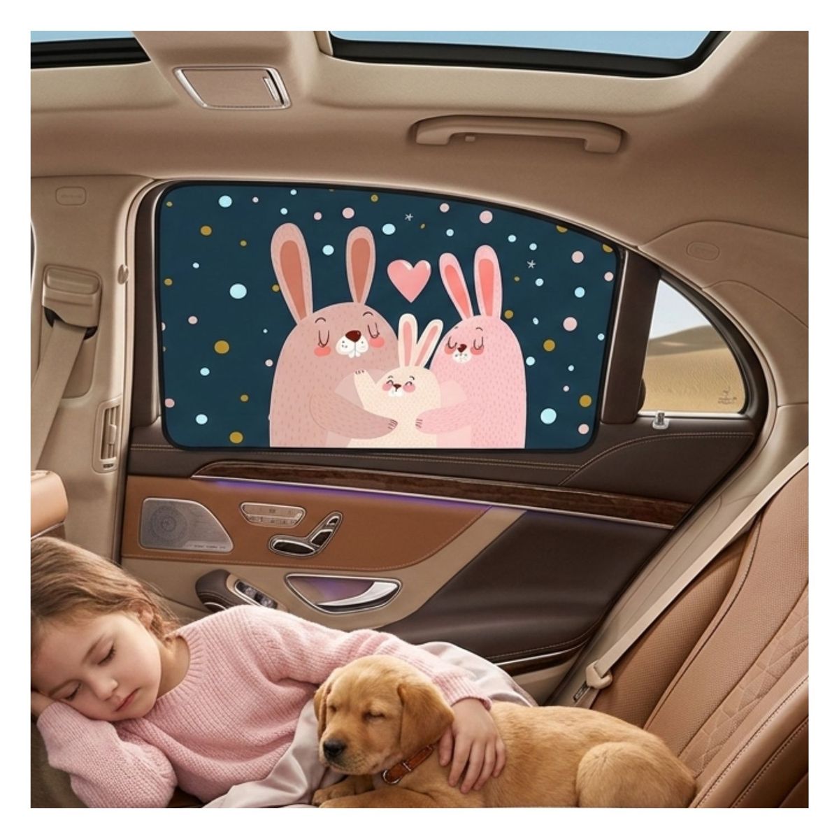 GENERICO - Pack x2 Parasol Magnético Infantil C