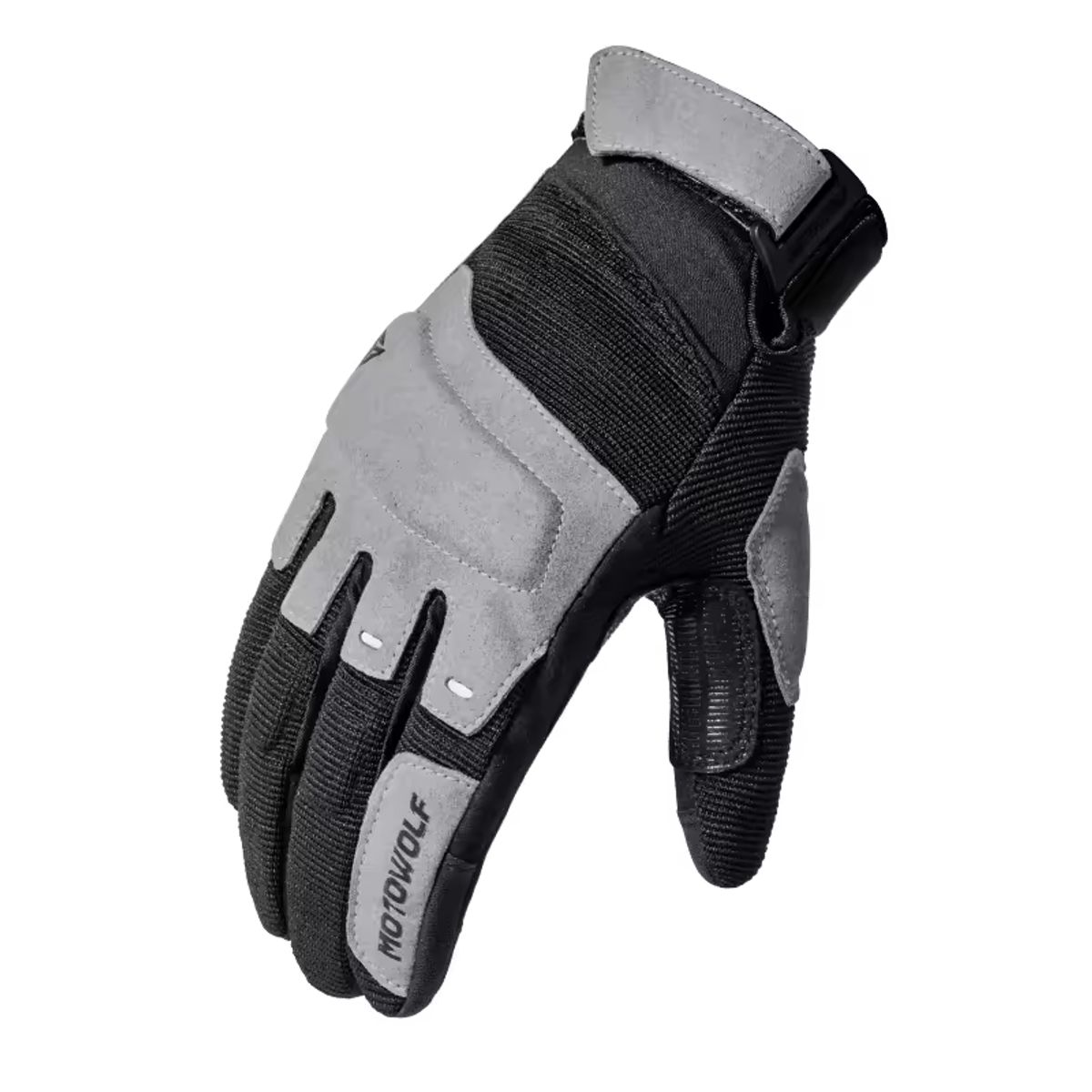 MOTOWOLF - GUANTES PARA MOTO MOTOWOLF PLOMO MDL0325 -  TALLA M L XL