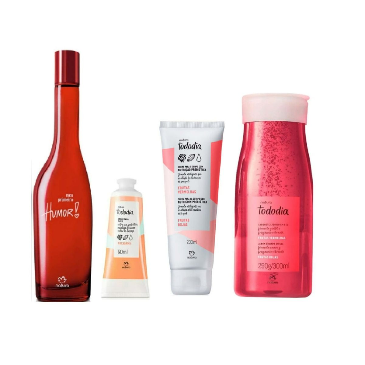 NATURA - Humor Primeiro 75ml+ crema 200ml + jab liquido + regalo