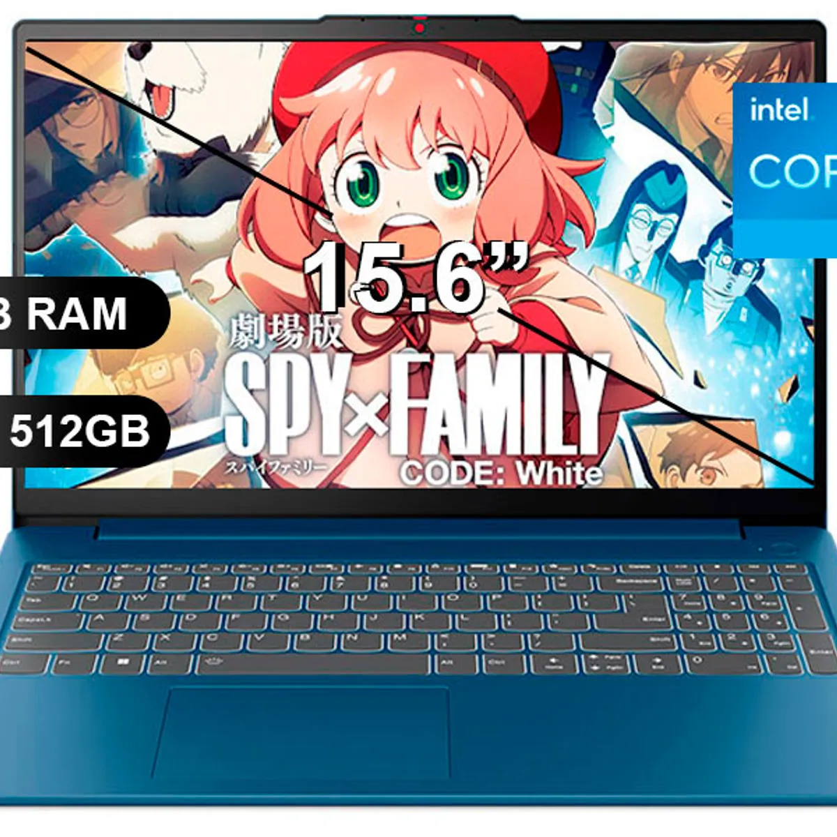 LENOVO - LENOVO  Laptop Ideapad Core I5 12450h Ram 16gb SSD 512GB 15.6 FHD Color Abyss Blue.