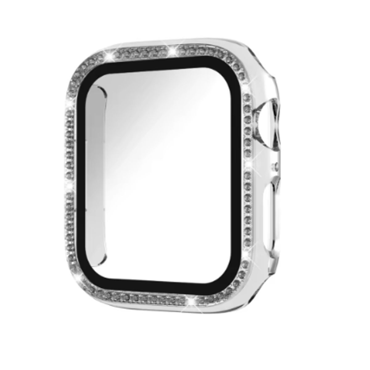 GENERICO - Bumpers para Apple Watch una Fila Diamante 44mm - TRANSPARENTE