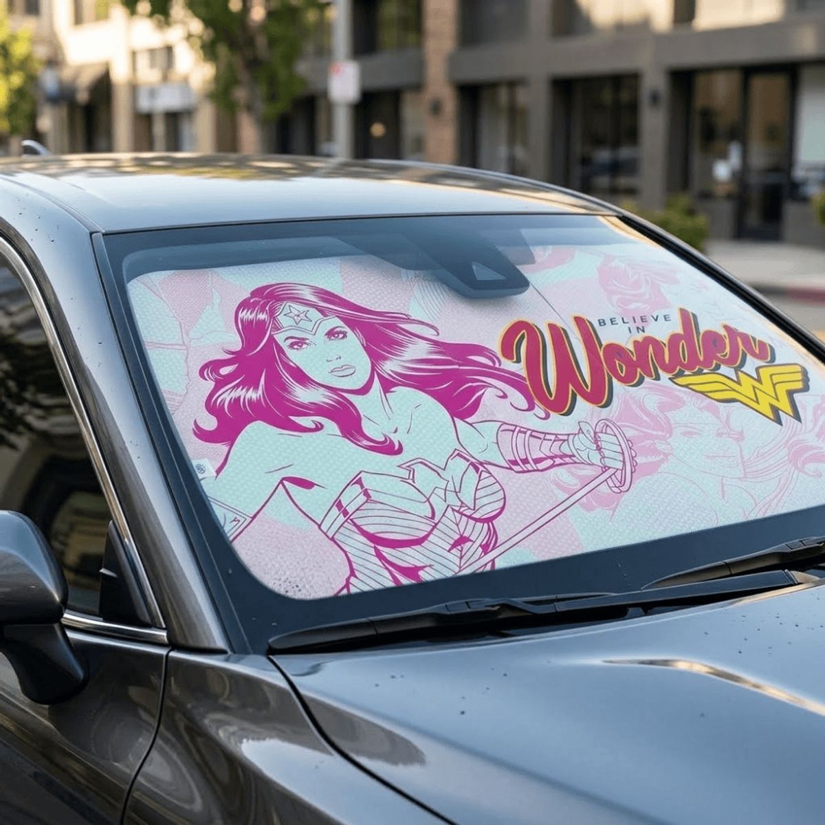 GENERICO - Parasol para Auto Superheroína 70x130cm