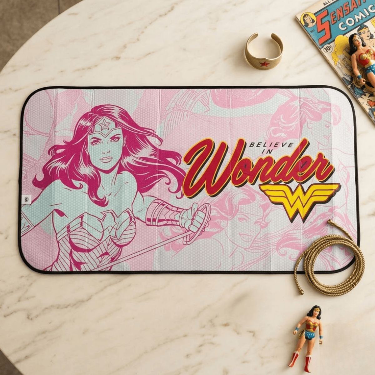 GENERICO - Parasol para Auto Superheroína 70x130cm