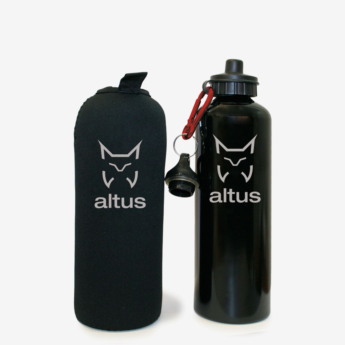 ALTUS - BOTELLA ALUMINIO 1L Y FUNDA NEOPRENO - ALTUS