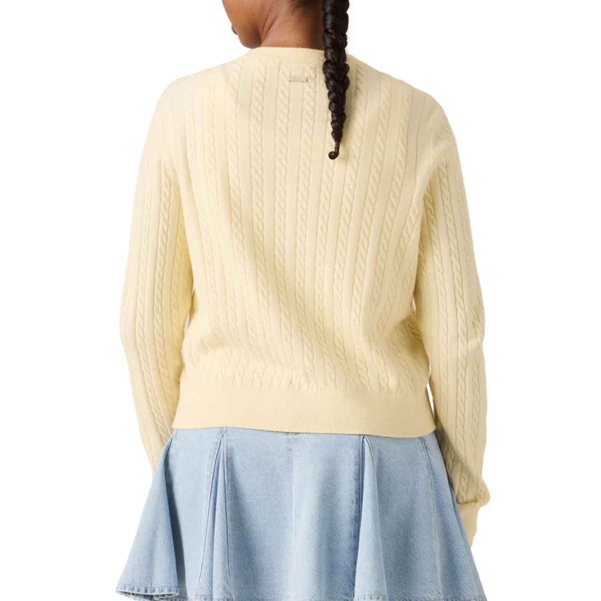 LEVIS - Chompa Mujer Super Soft Crewneck Cardi Beige Levis