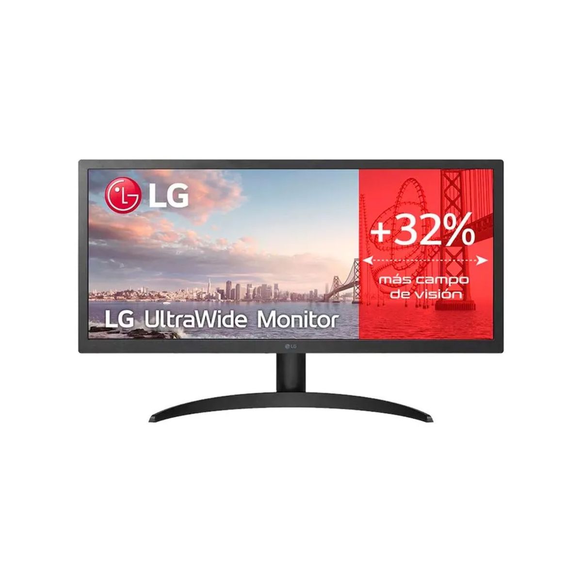 LG - Monitor Lg 25.7 26WQ500 75hz 1ms UltraWide FHD HDMI DP UltraWide
