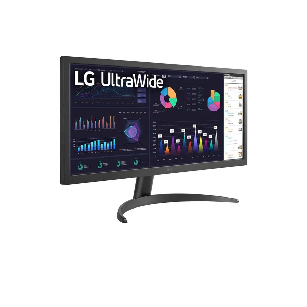 LG - Monitor Lg 25.7 26WQ500 75hz 1ms UltraWide FHD HDMI DP UltraWide