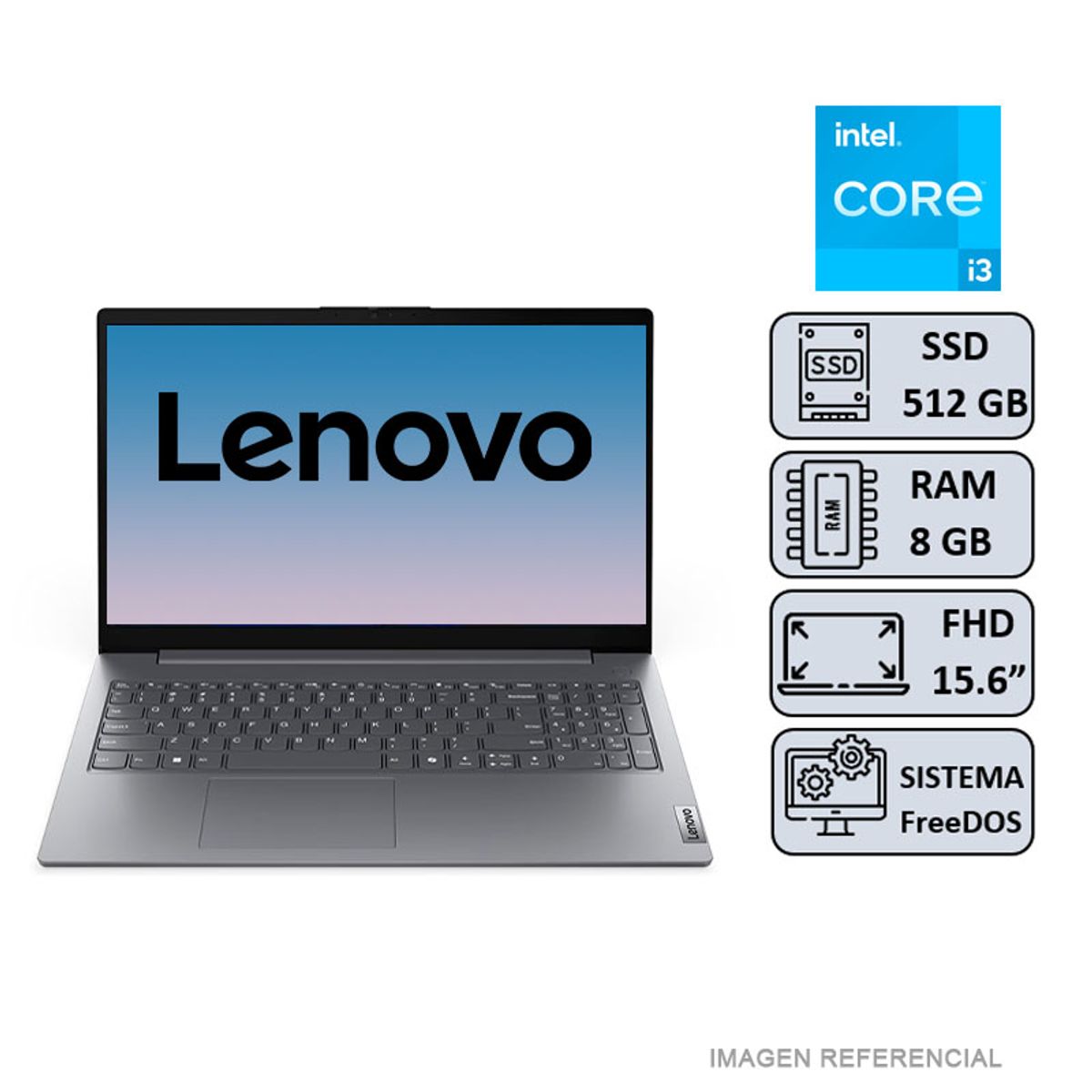LENOVO - LAPTOP LENOVO V15 G5 IRL I3-1315U8GB512SSD15.6FREEDOS