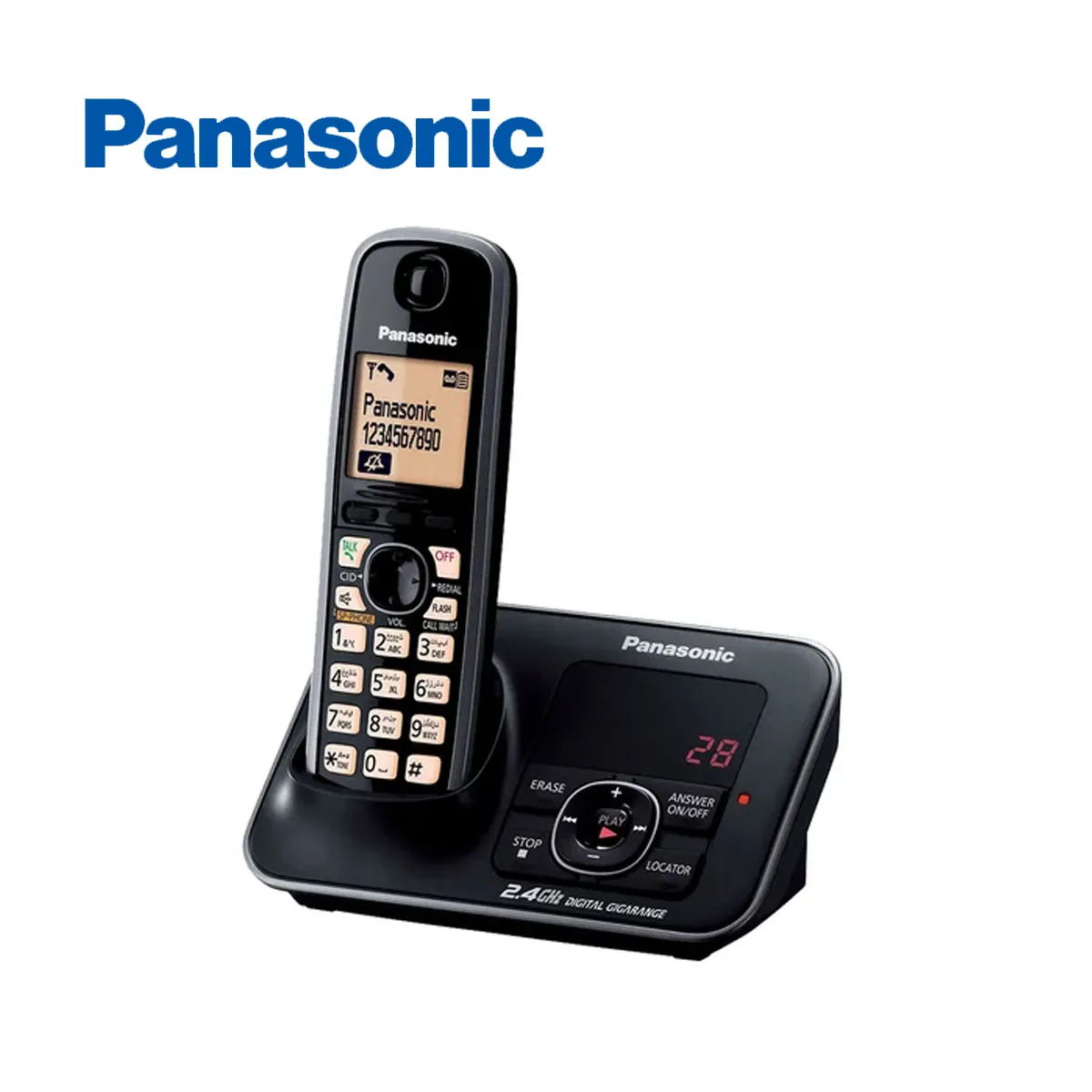 PANASONIC - Telefono Fijo Inalambrico Panasonic - KX-TG3721LCB
