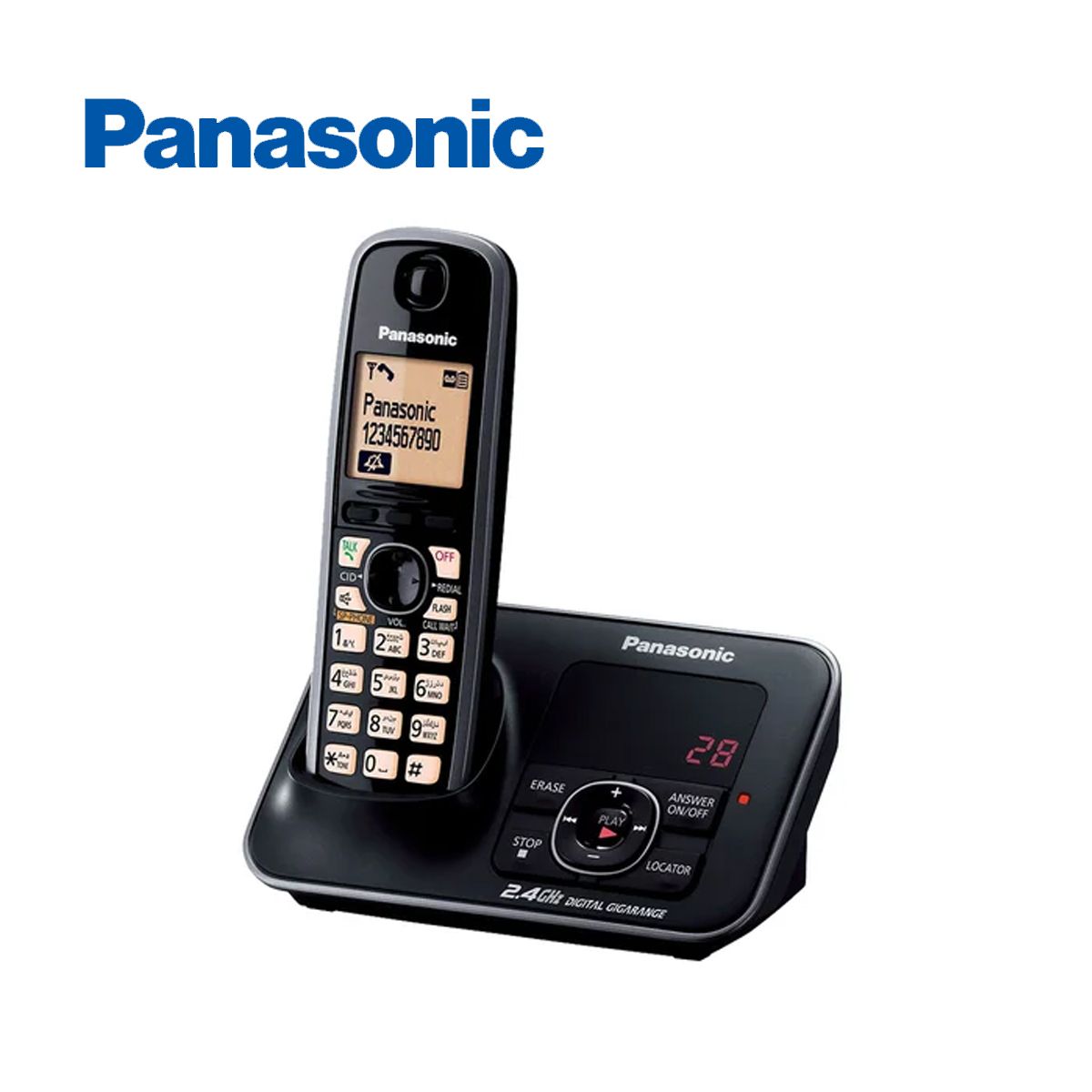 PANASONIC - Telefono Fijo Inalambrico Panasonic - KX-TG3721LCB