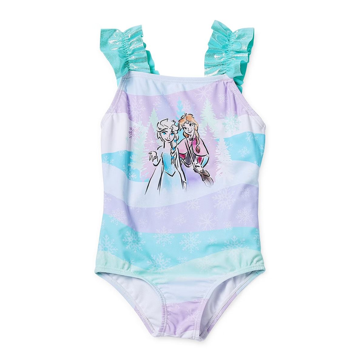 DISNEY CLASICOS - Traje de baño Frozen  talla    7/8     para niñas