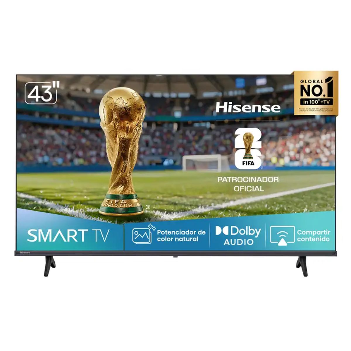 HISENSE - Televisor Hisense LED 43 FHD Smart TV 43A4NV