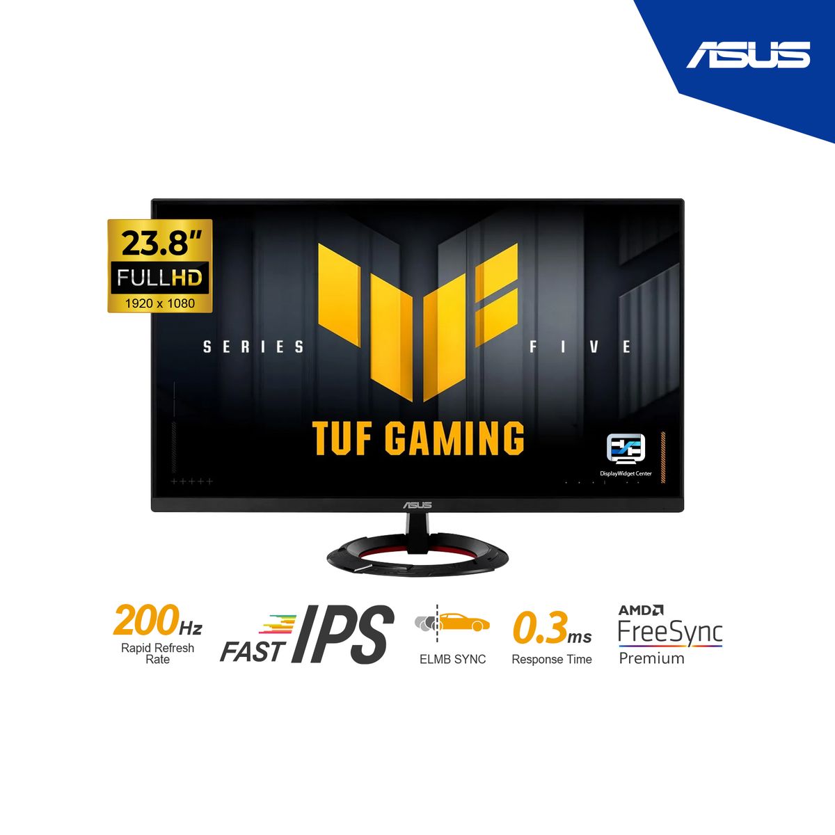 ASUS - Monitor ASUS TUF Gaming VG249Q5R 23.8 Fast IPS FHD 200Hz 0.3ms