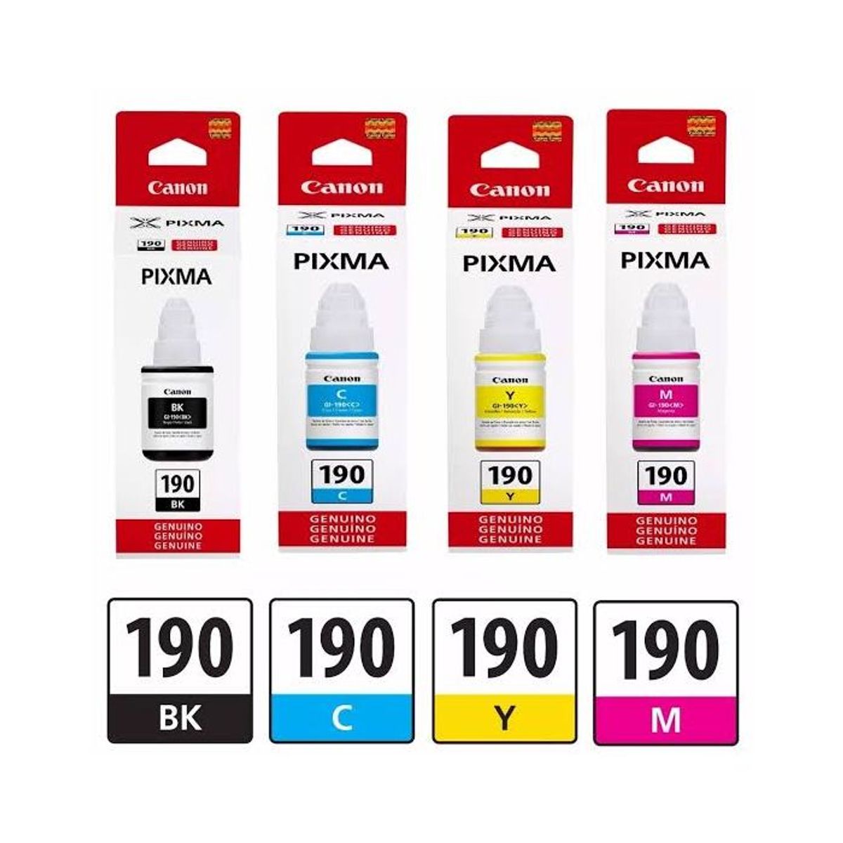 GENERICO - KIT DE TINTAS CANON GI-190
