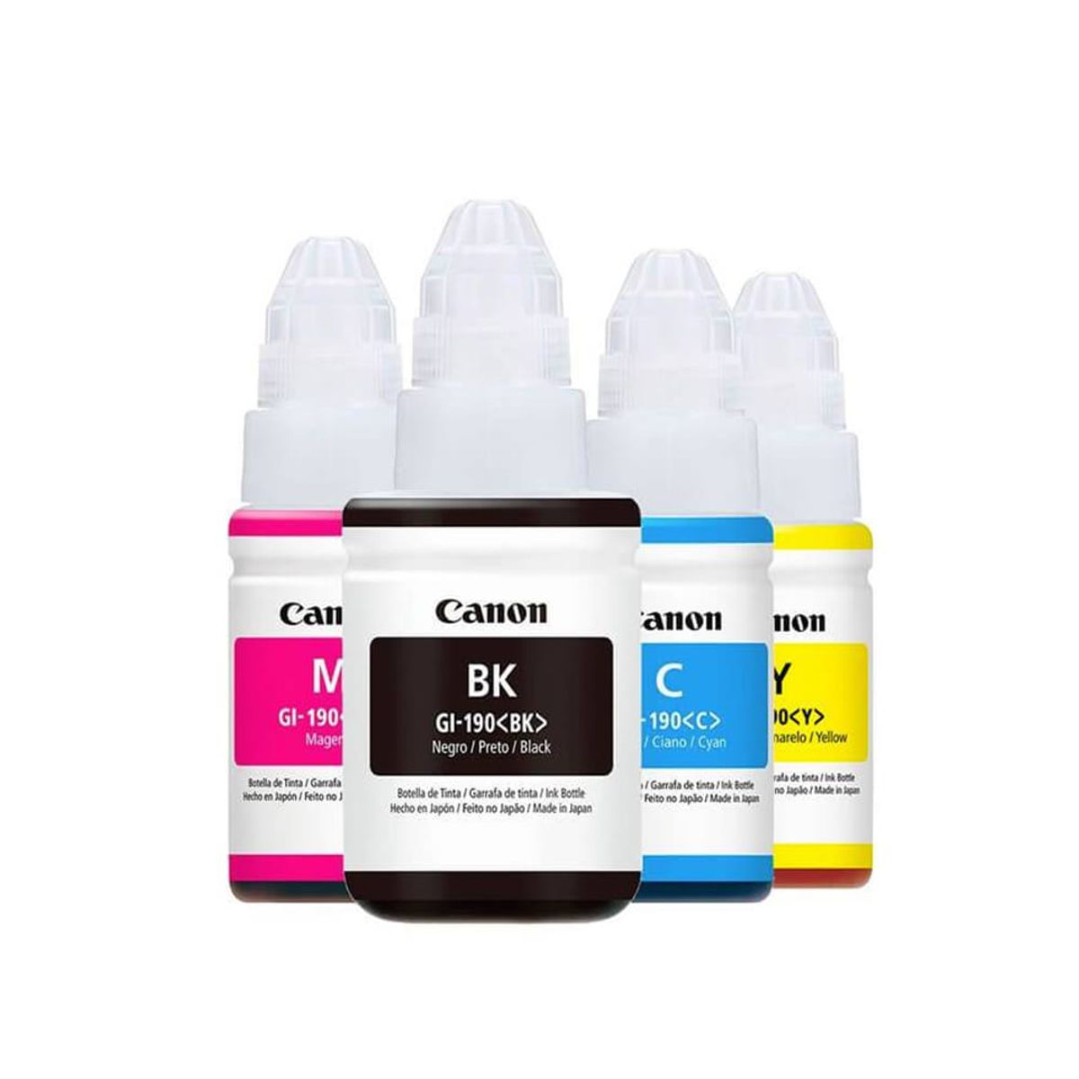 GENERICO - PACK DE TINTAS CANON GI-190 SIN CAJA