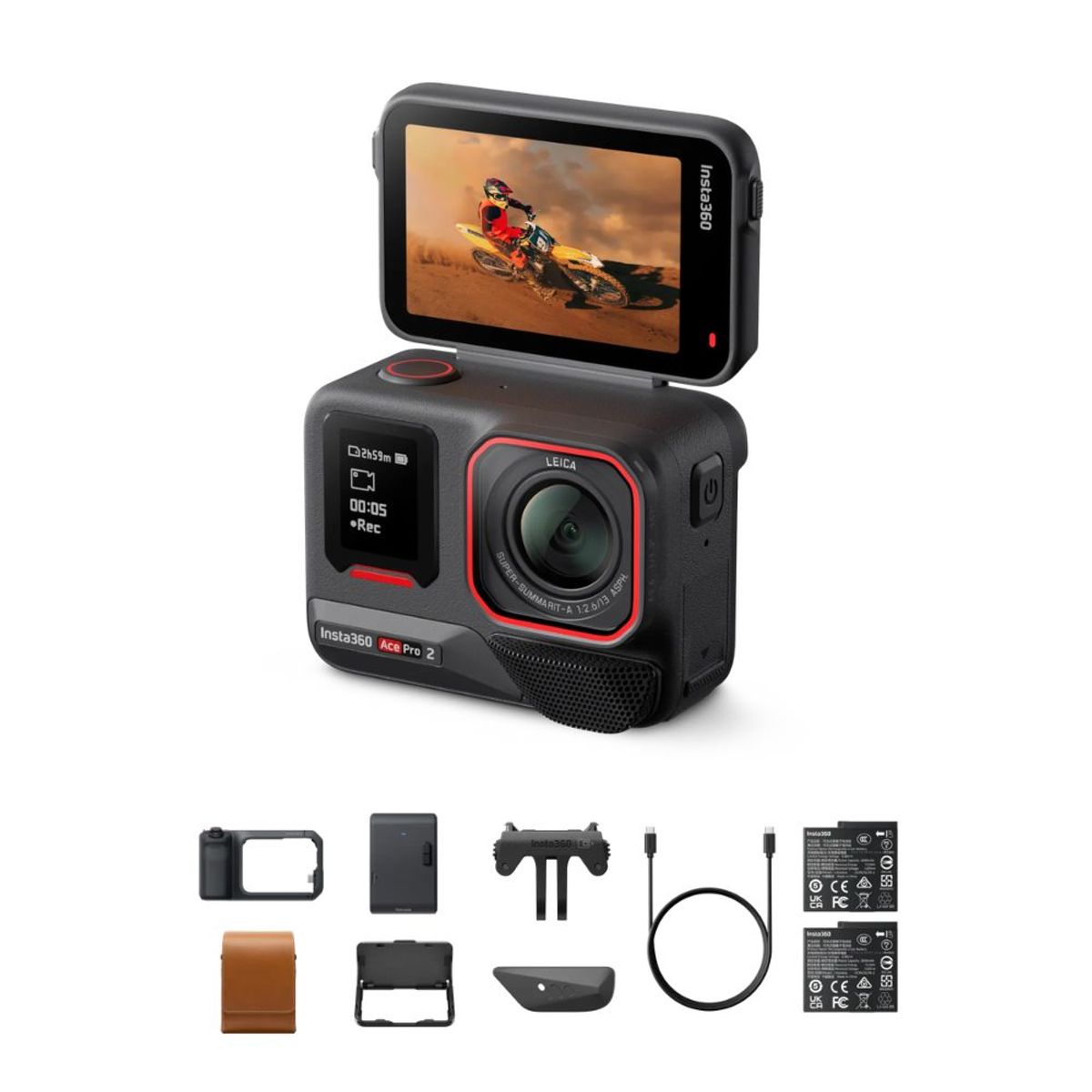 INSTA360 - Cámara de acción Insta360 Ace Pro 2 Flash Print Bundle