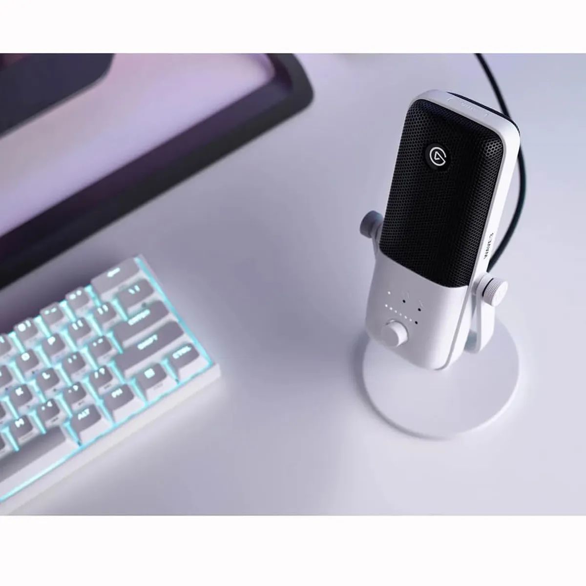 ELGATO - Microfono Elgato Wave 3 USB Mezclador Digital - White