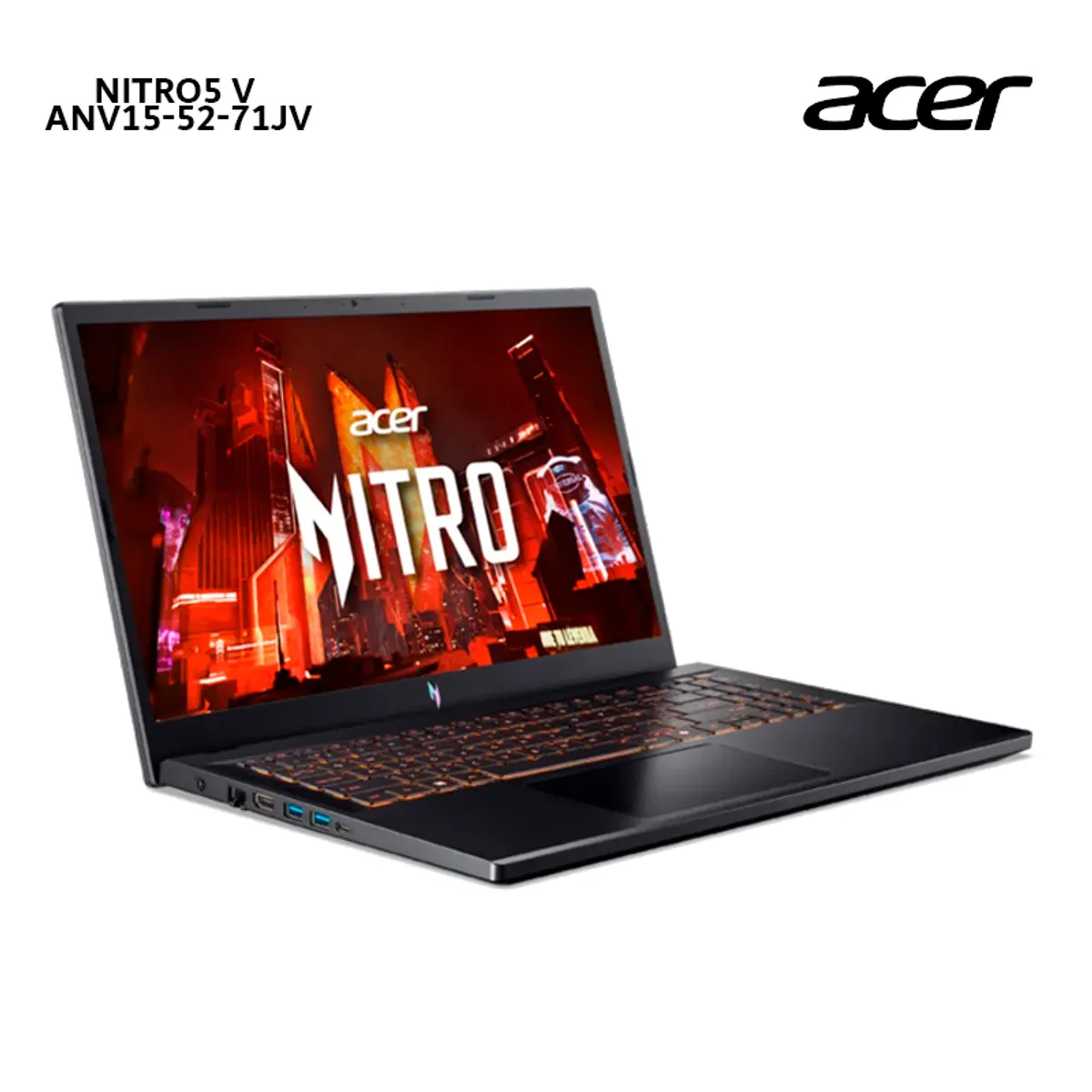 ACER - Laptop Acer Nitro5 V ANV15-52-71JV Ci7-13620h 16Gb Ram,512Gb SSD,15.6" FHD RTX 5050 6Gb-NHQZ7AL001