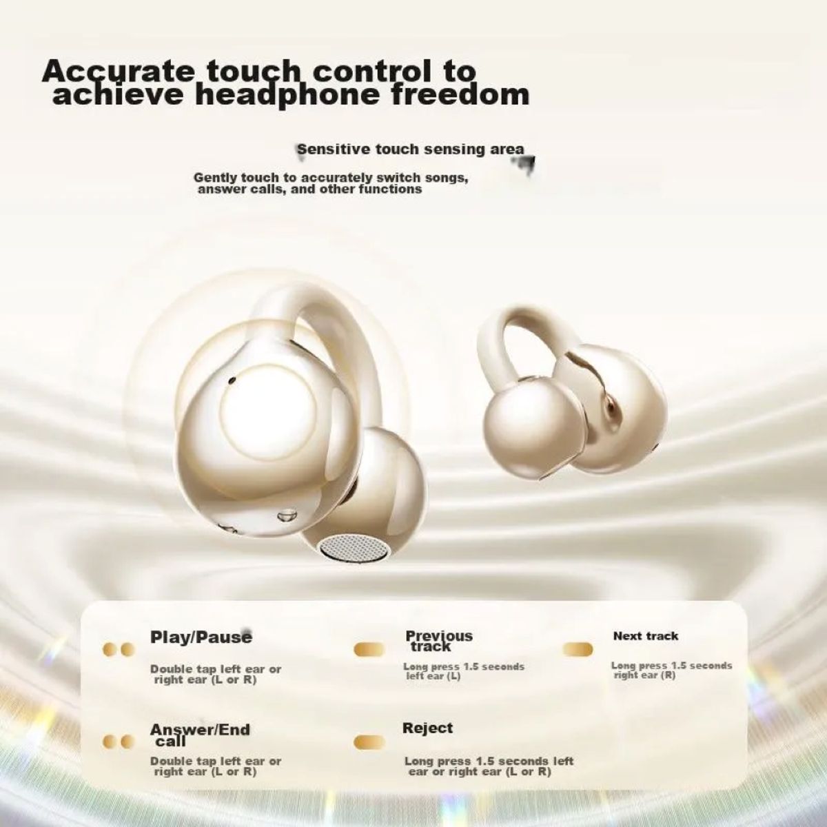 LENOVO - Audífonos Lenovo Clip TA410 TWS Bluetooth 5.4