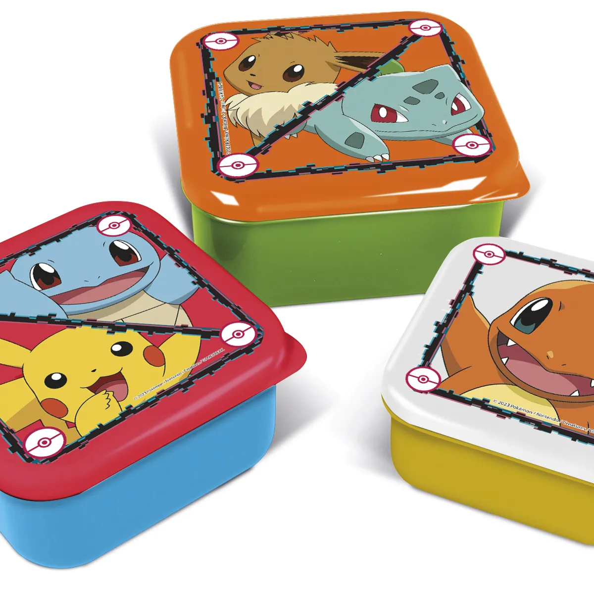 POKEMON - TAPER SET DE 3 PCS SNACK STOR POKEMON