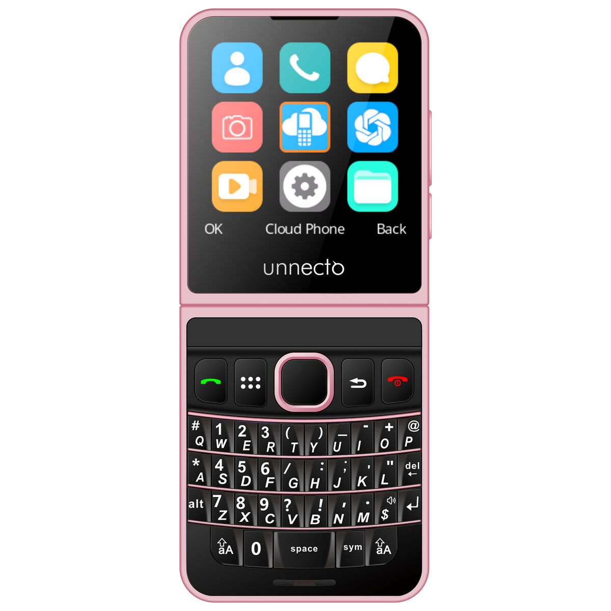 UNNECTO - Celular Unnecto Snap 128MB ROM + 48MB RAM - Bluetooth 5.0 - Radio FM - Diseño Compacto