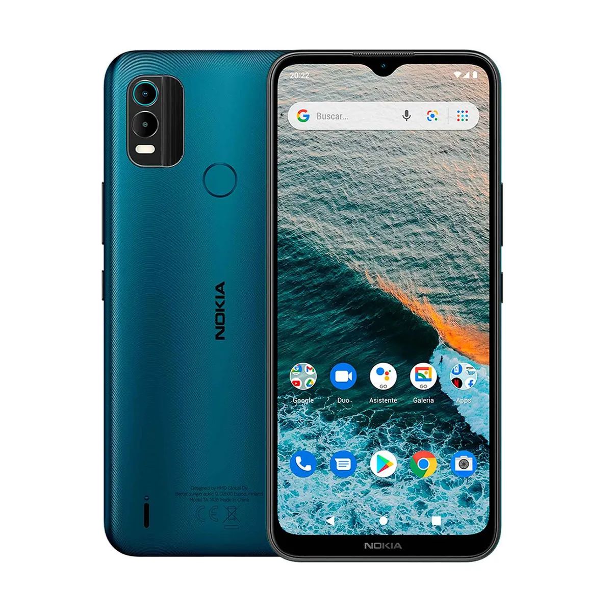 NOKIA - Celular Nokia C21 Plus Dual SIM 4G LTE 6.5 HD+  64GB ROM + 2GB RAM Expandible  Android Go
