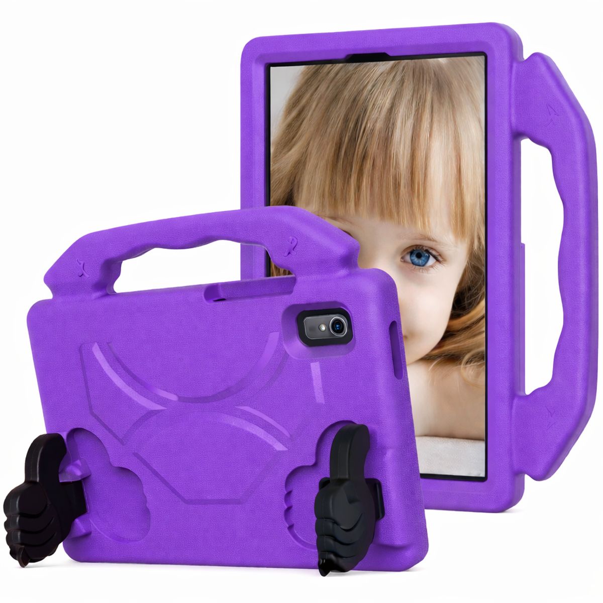 GENERICO - FUNDA OKEY ANTISHOCK TABLET LENOVO M9 MORADO
