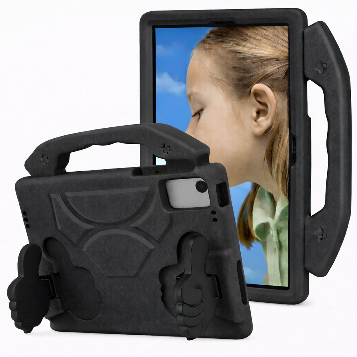 GENERICO - FUNDA OKEY ANTISHOCK TABLET LENOVO M10 PLUS 3RA GEN NEGRO