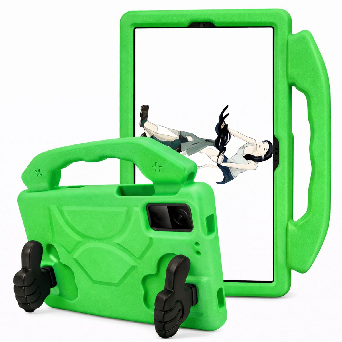 GENERICO - FUNDA OKEY ANTISHOCK TABLET LENOVO M11 VERDE