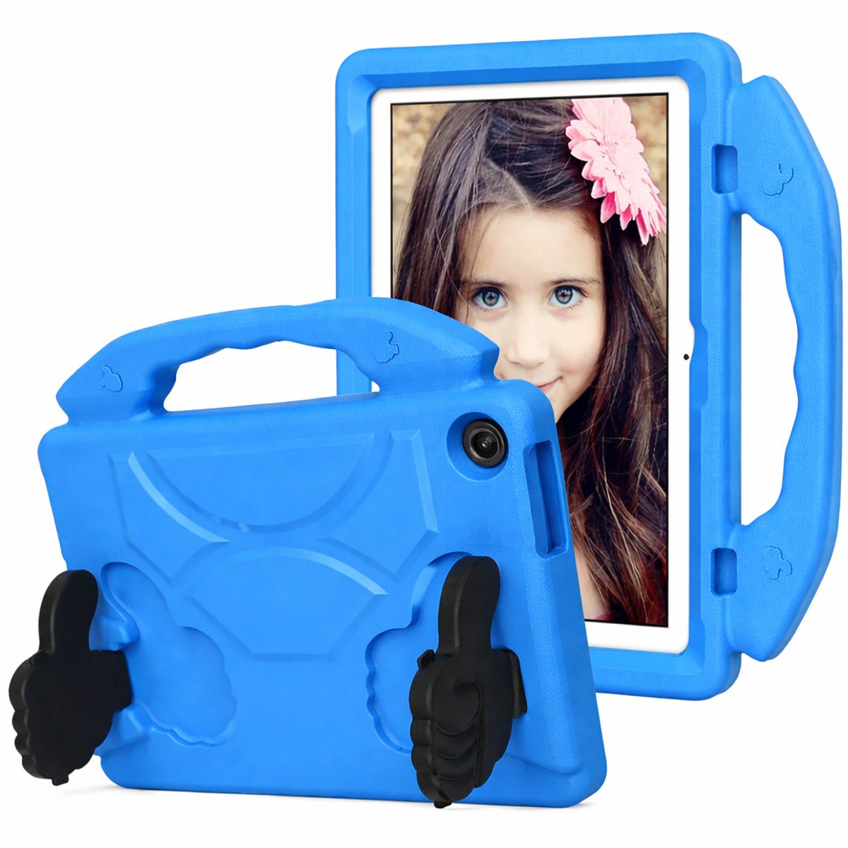 GENERICO - FUNDA OKEY ANTISHOCK TABLET SAMSUNG S9 AZUL