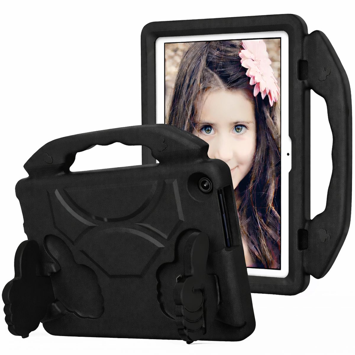 GENERICO - FUNDA OKEY ANTISHOCK TABLET SAMSUNG S9 NEGRO