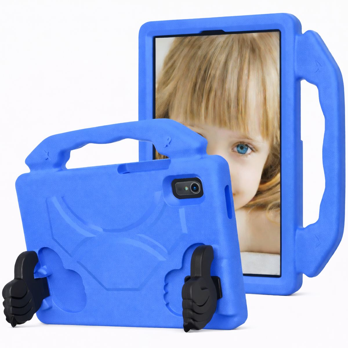GENERICO - FUNDA OKEY ANTISHOCK TABLET SAMSUNG S7 AZUL