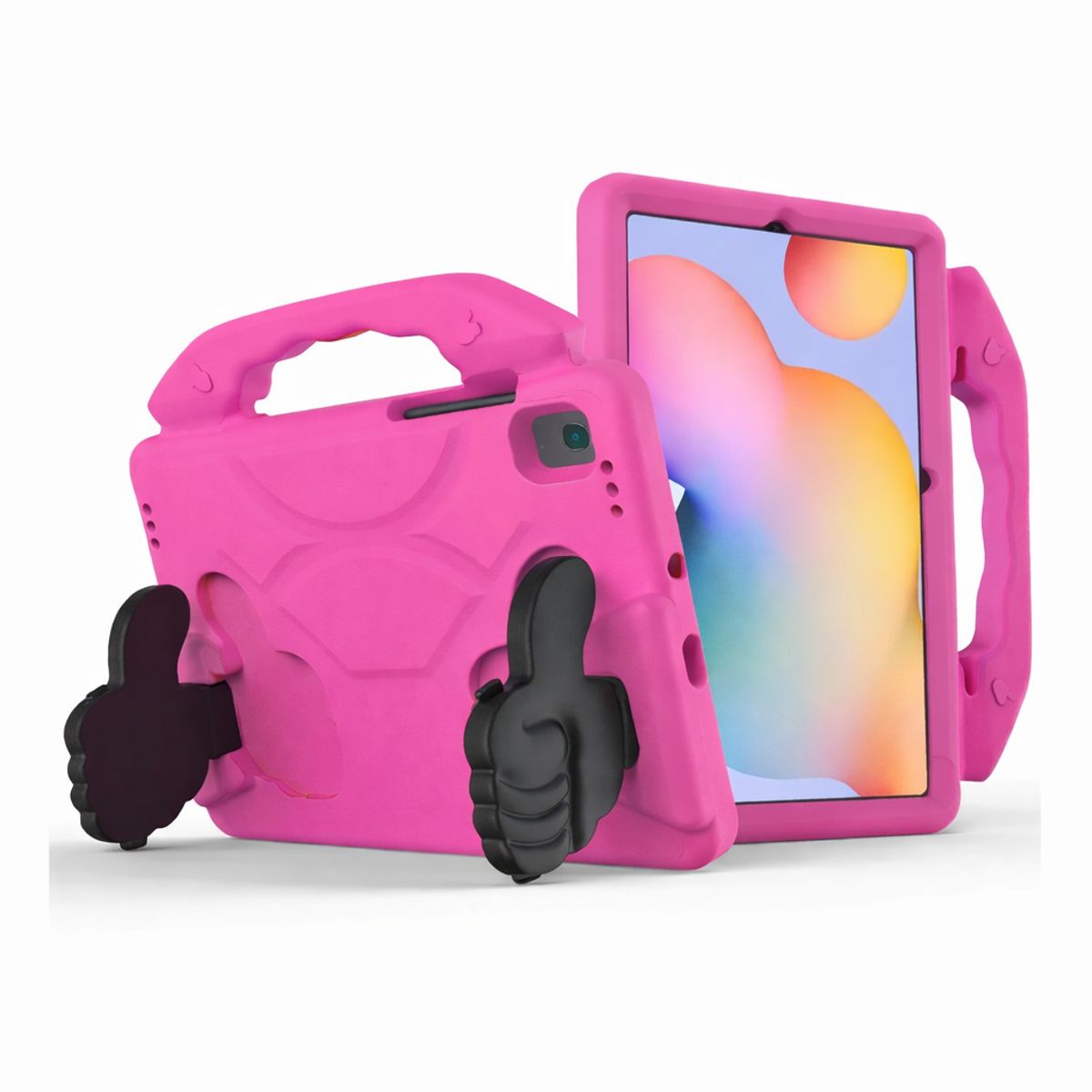 GENERICO - FUNDA OKEY ANTISHOCK TABLET SAMSUNG A7 LITE FUCSIA