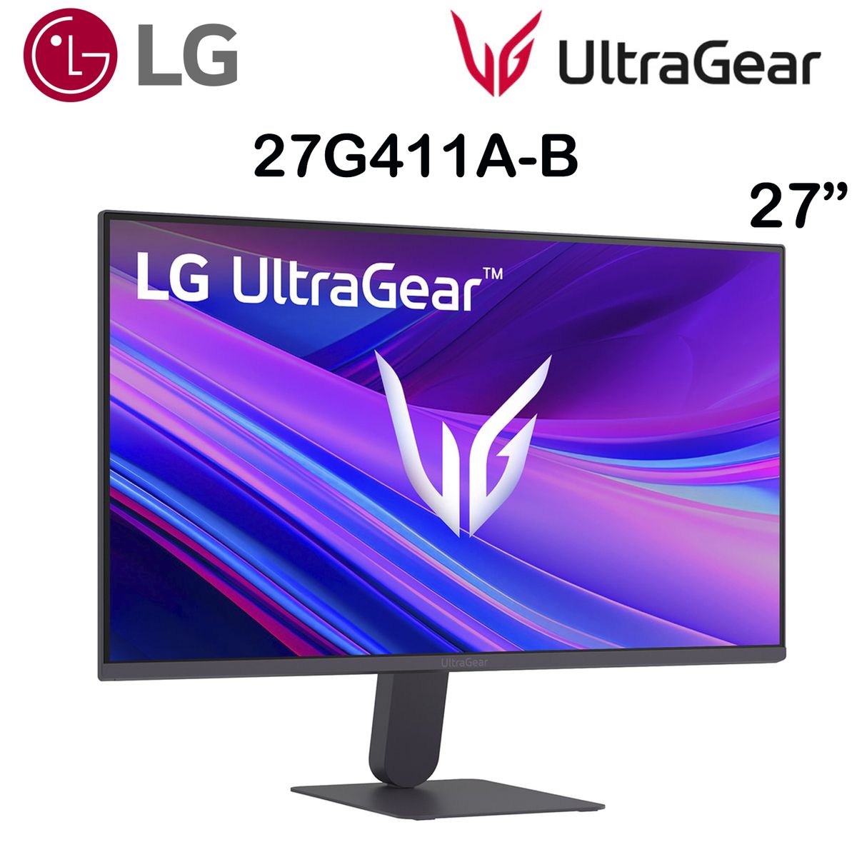 LG - MONITOR GAMING LG UltraGear 27 27G411A-B FHD IPS 144Hz 5Ms HDMI HDR10