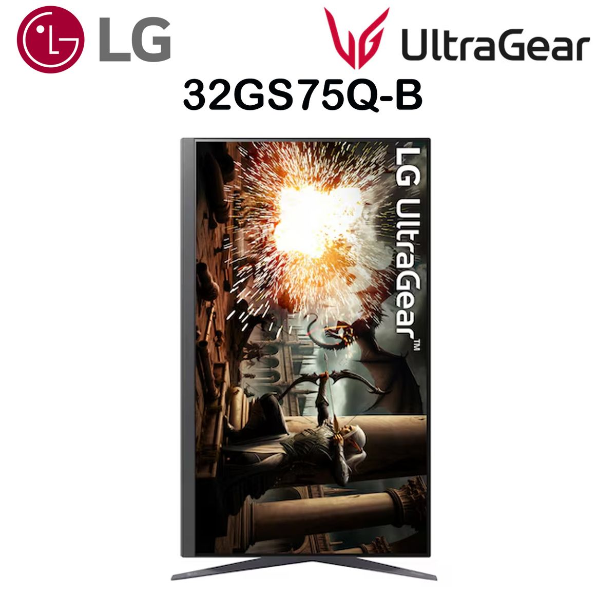 LG - MONITOR GAMER LG UltraGear 32GS75Q-B QHD 32 " IPS 180Hz 1Ms HDR10 USB-C